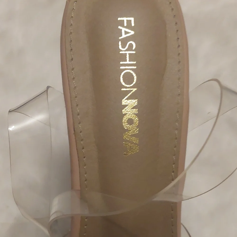 Fashion Nova Clear Stiletto Heels - Picture 2 of 15